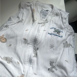 Magic Dream Sack White Baby Sleeveless Sleep Sack - Small